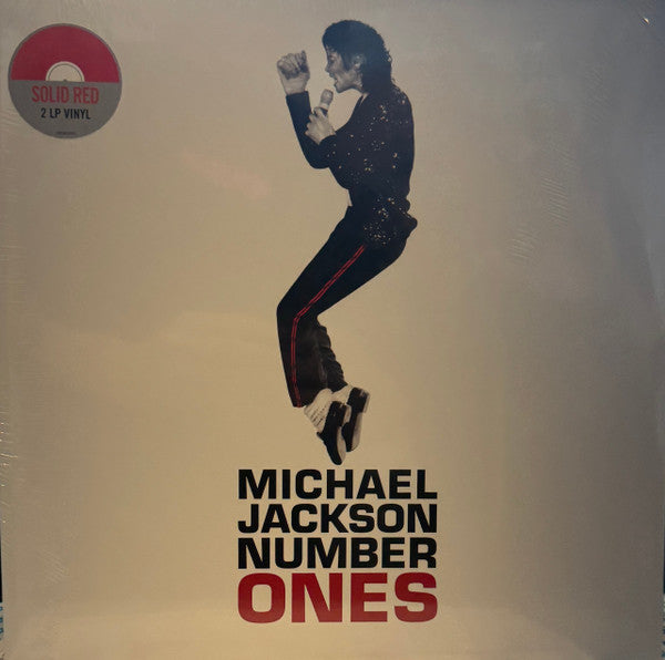 Michael Jackson : Number Ones (2xLP, Album, Comp, RE, Red)