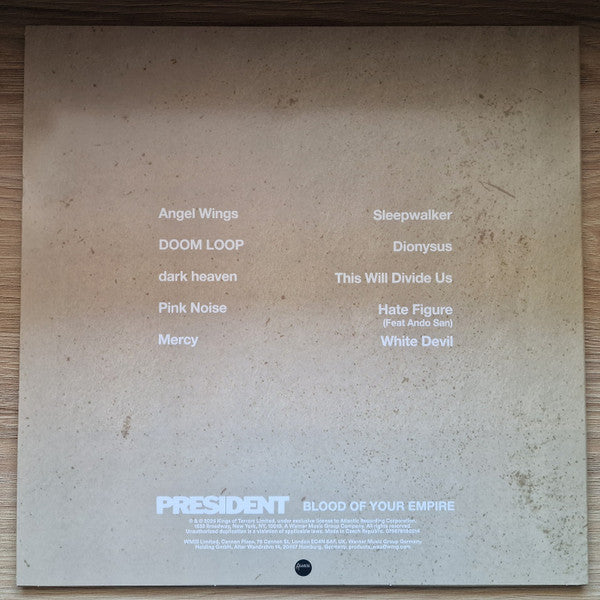 President (37) : Blood Of Your Empire (LP, Album, Ltd)