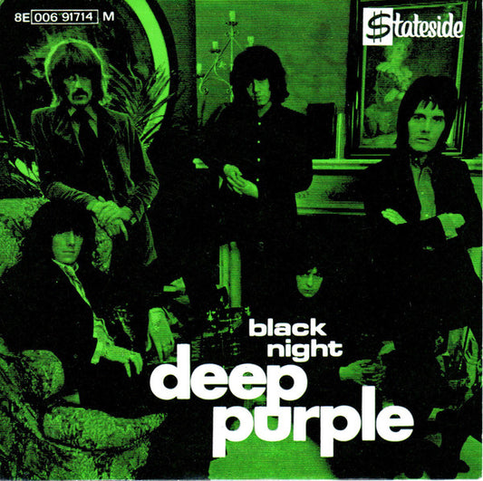 Deep Purple : Black Night  (7", Single)