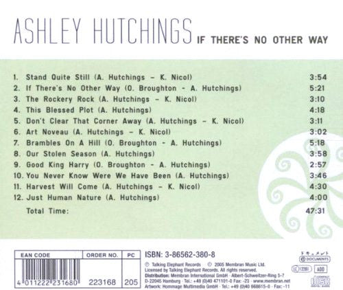 Ashley Hutchings : If There's No Other Way (CD, Album, RE)