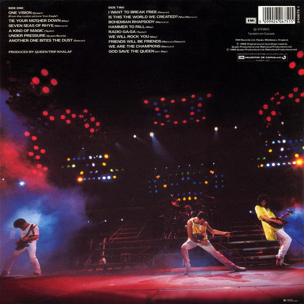 Queen : Live Magic (LP, Album, Gat)