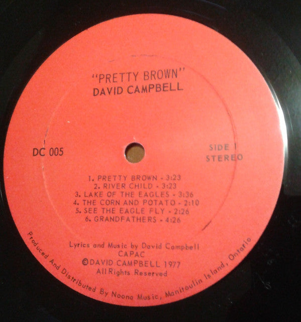 David Campbell (11) : Pretty Brown (LP, Album)