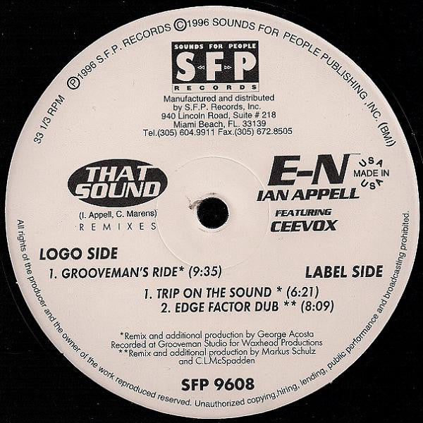 E-N Featuring Ceevox : That Sound (Remixes) (12")