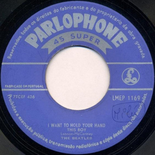 The Beatles : I Want To Hold Your Hand (7", EP)