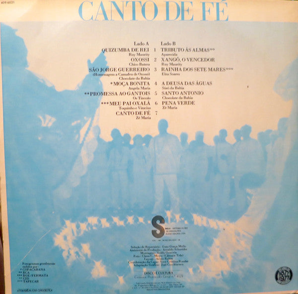 Various : Canto De Fé (LP, Comp)