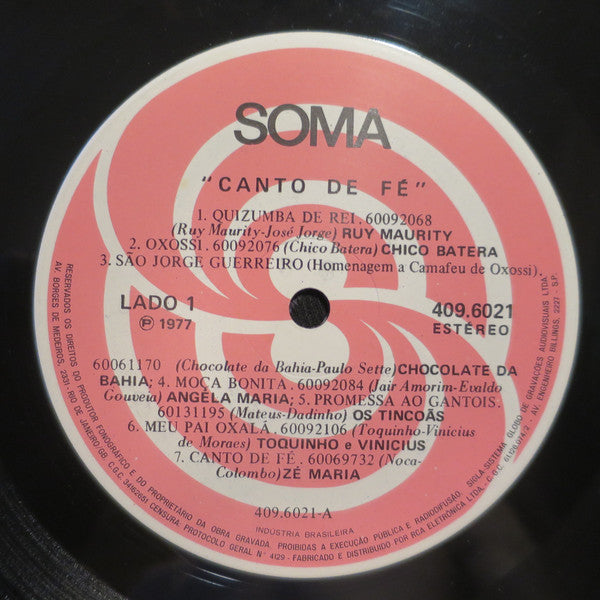 Various : Canto De Fé (LP, Comp)