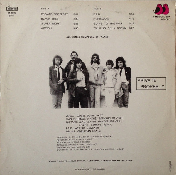 Palass : Private Property (LP, Album)