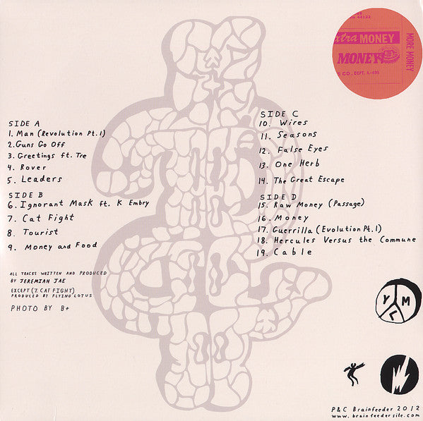 Jeremiah Jae : Raw Money Raps (2xLP, Album, Ltd)