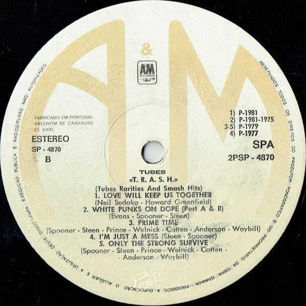 The Tubes : T.R.A.S.H. (Tubes Rarities And Smash Hits) (LP, Album, Comp)