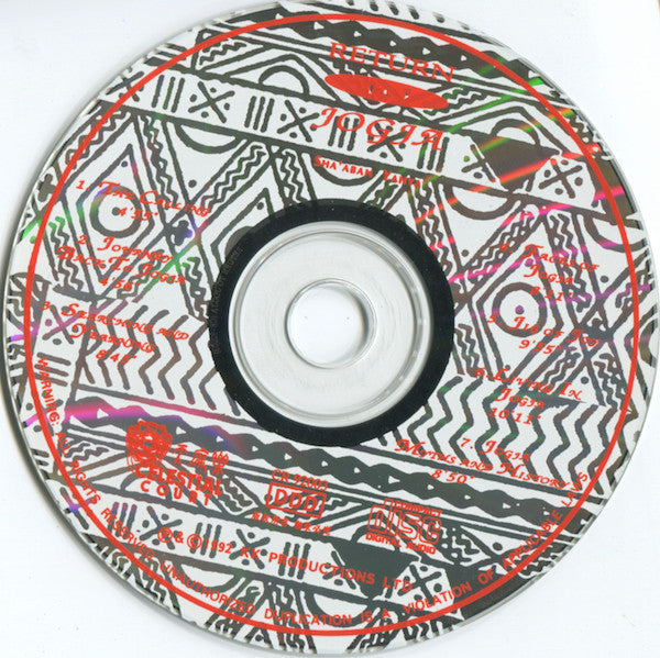 Sha'aban Yahya : Return To Jogja (CD, Album)