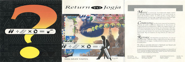 Sha'aban Yahya : Return To Jogja (CD, Album)