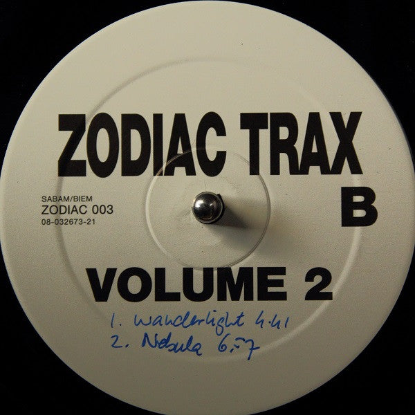 Zodiac Trax : Zodiac Trax Volume 2 (12", Promo)