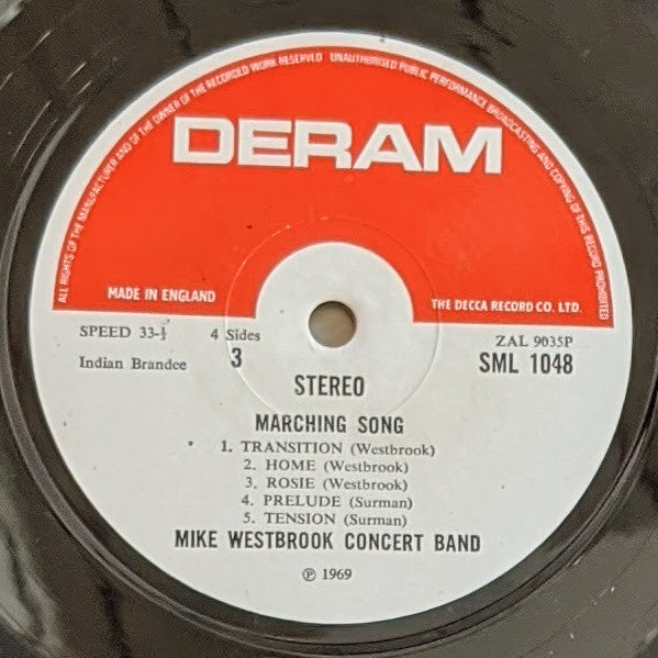 The Mike Westbrook Concert Band : Marching Song Vol. 2 (LP, Album)