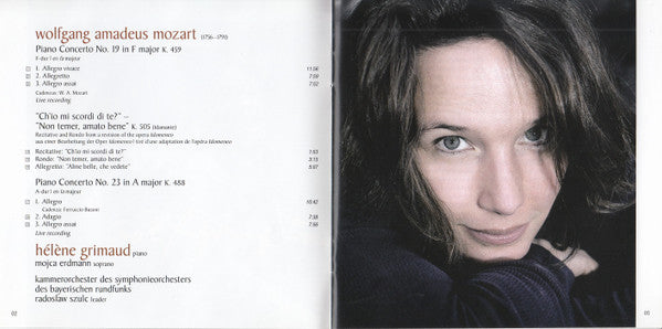 Wolfgang Amadeus Mozart - Hélène Grimaud, Mojca Erdmann, Kammerorchester Des Bayerischen Rundfunks* : Mozart (CD, Album)