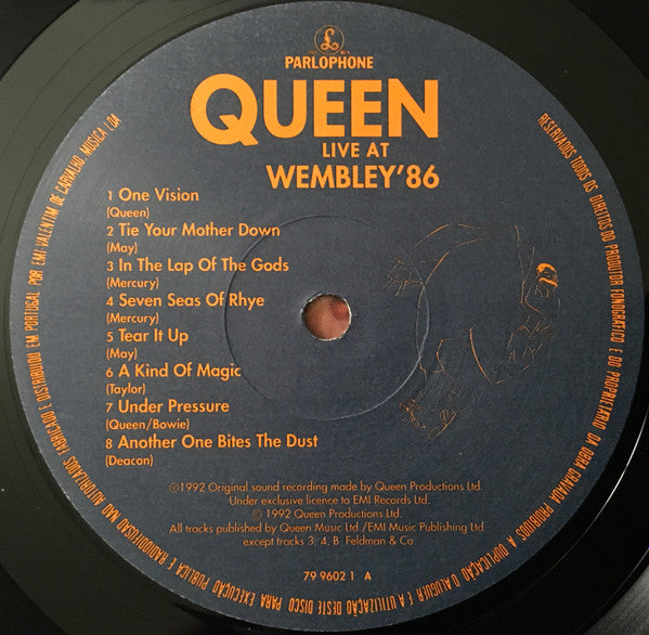 Queen : Live At Wembley '86 (2xLP, Album, Gat)