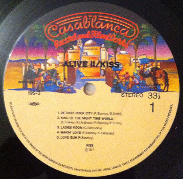 Kiss : Alive II (2xLP, Album, RE)