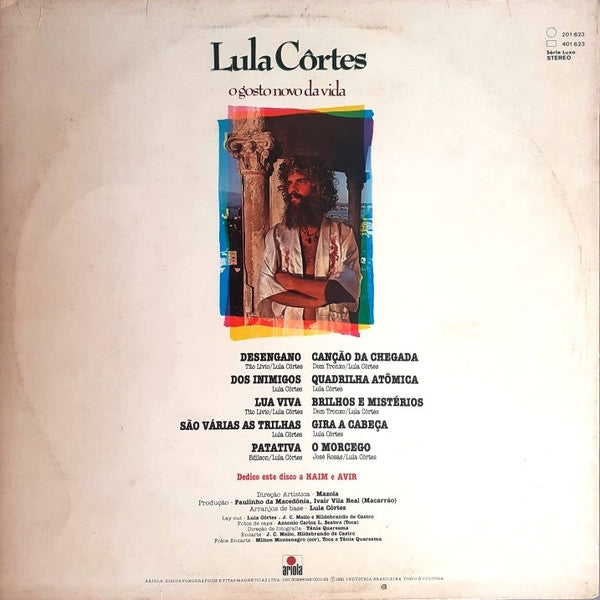 Lula Côrtes : O Gosto Novo Da Vida (LP, Album)
