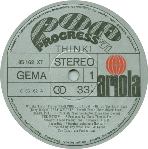 Various : Think - Pop Progress '71 (2xLP, Album, Comp)