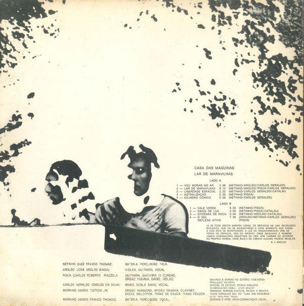 Casa Das Máquinas : Lar De Maravilhas (LP, Album)