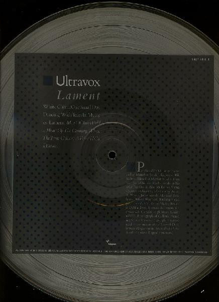 Ultravox : Lament (LP, Album, Pic)