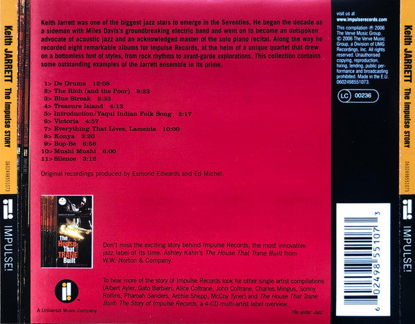 Keith Jarrett : The Impulse Story (CD, Comp)