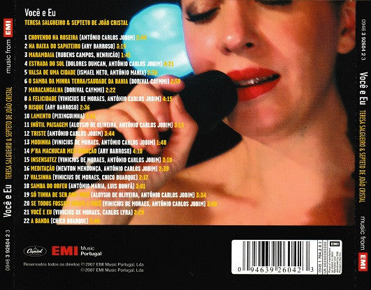 Teresa Salgueiro &  Septeto De João Cristal : Você E Eu (CD, Album)