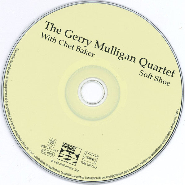 The Gerry Mulligan Quartet* With Chet Baker : Soft Shoe (CD, Comp)