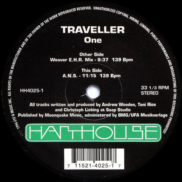 Traveller (2) : One (12")