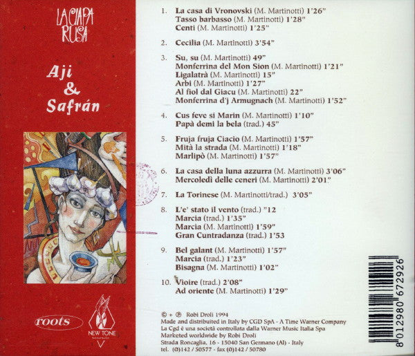 La Ciapa Rusa : Aji & Safrán (CD, Album)