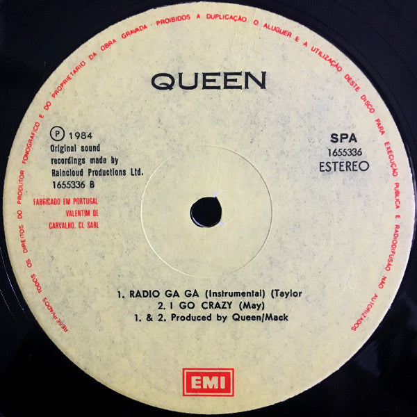 Queen : Radio Ga Ga (12", Maxi)