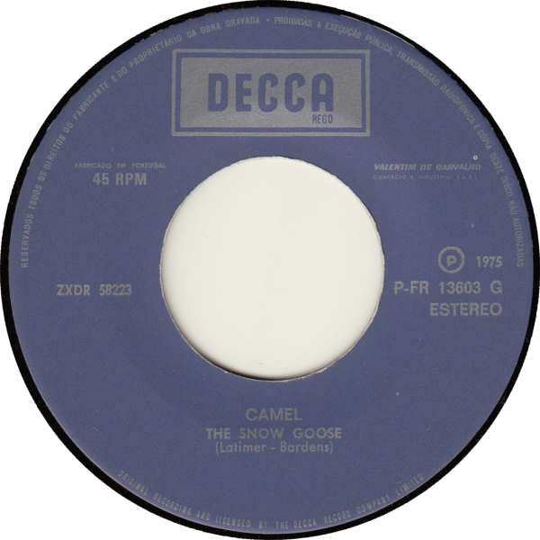 Camel : The Snow Goose  (7", Single)