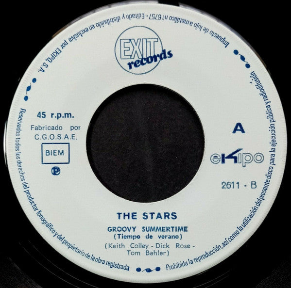 The Stars* : Groovy Summertime / Wedding (7", Single, Promo)