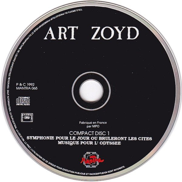 Art Zoyd : Symphonie Pour Le Jour Ou Bruleront Les Cites / Musique Pour L'Odyssee / Generation Sans Futur / Archives I (2xCD, Comp)