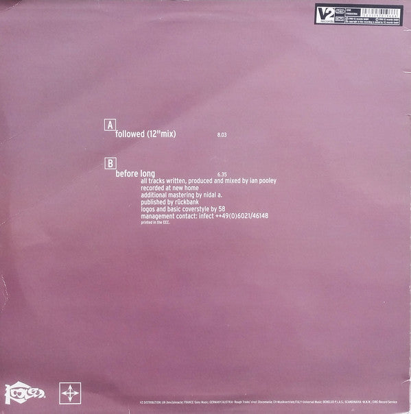 Ian Pooley : Followed (12")