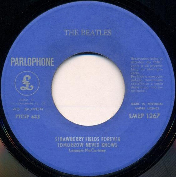 The Beatles : Strawberry Fields Forever / Penny Lane (7", EP, Mono)