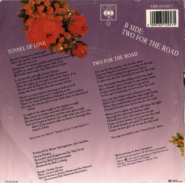 Bruce Springsteen : Tunnel Of Love (7")