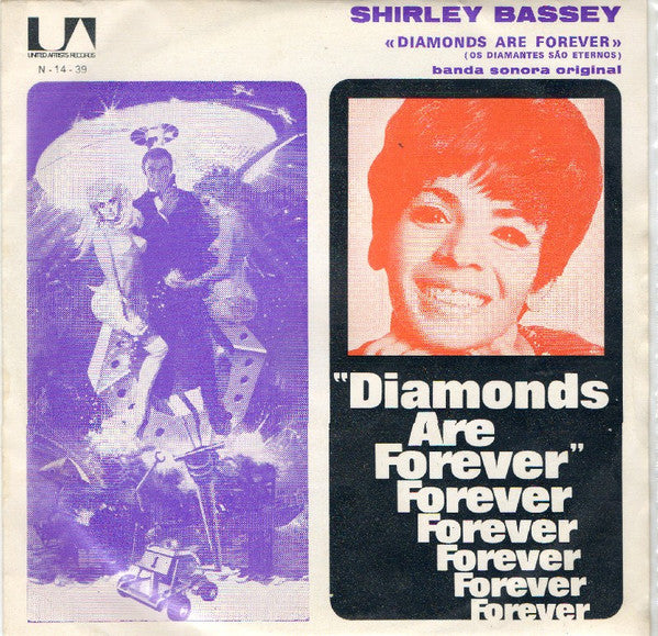 Shirley Bassey : Diamonds Are Forever / Os Diamantes São Eternos (7", Single)