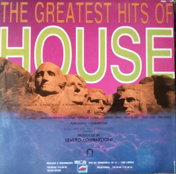 Various : The Greatest Hits Of House Dance (LP, Album)