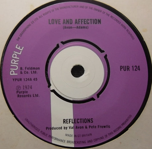 Reflections (7) : Love And Affection (7", Single)