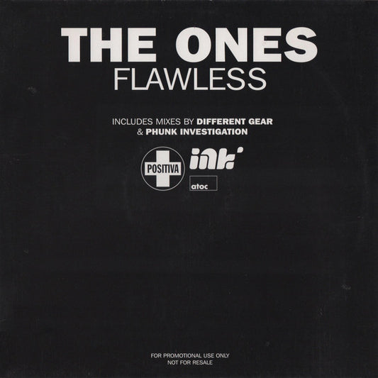 The Ones : Flawless (12", Promo)