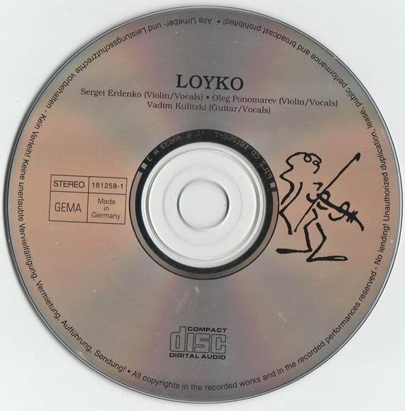 Loyko* : The Russian Gypsy Band Live In Concert (CD, Album)
