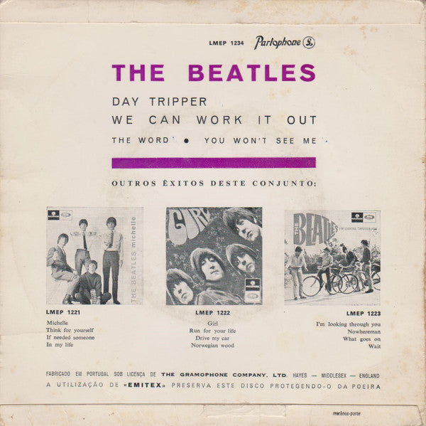 The Beatles : Day Tripper / We Can Work It Out (7", EP)