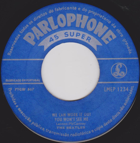 The Beatles : Day Tripper / We Can Work It Out (7", EP)