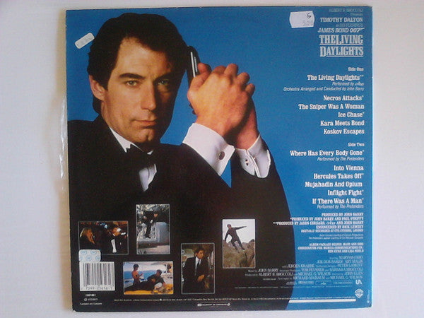 John Barry, Various : The Living Daylights (Original Motion Picture Soundtrack) (LP, Album)