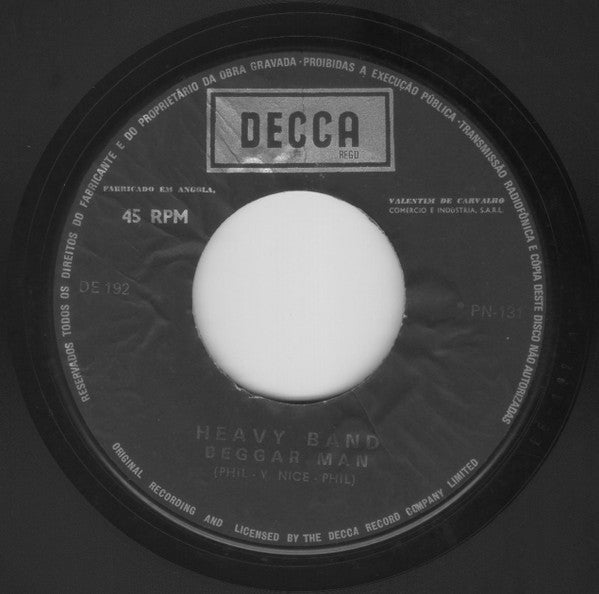 Heavy Band : Beggar Man / Funky (7", Single)