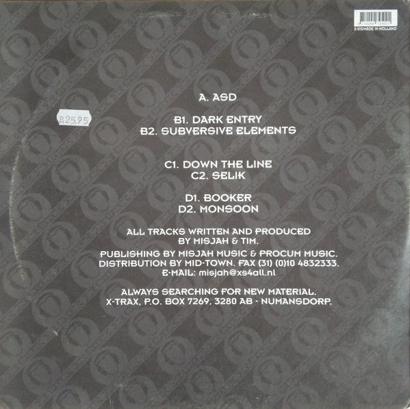 Misjah & Tim* : ASD (2x12")