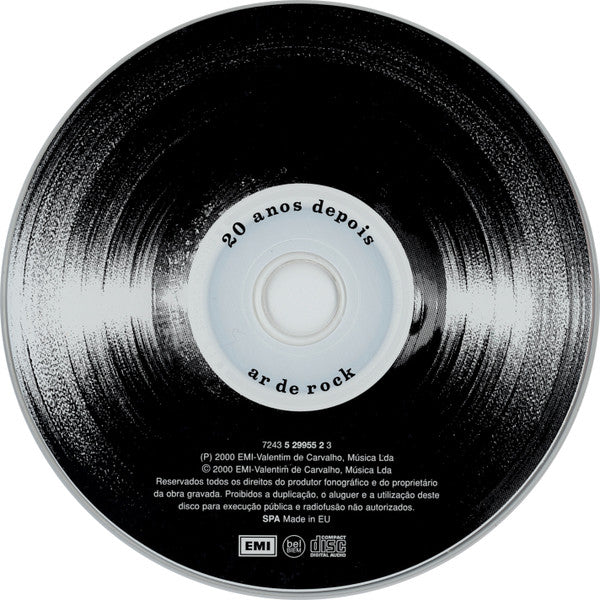 Various : 20 Anos Depois - Ar de Rock (CD, Comp)