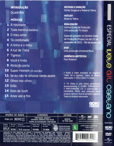 Ivete*, Gil*, Caetano* : Especial (DVD-V, NTSC)