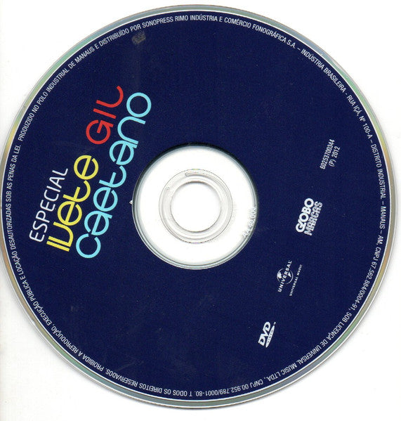 Ivete*, Gil*, Caetano* : Especial (DVD-V, NTSC)