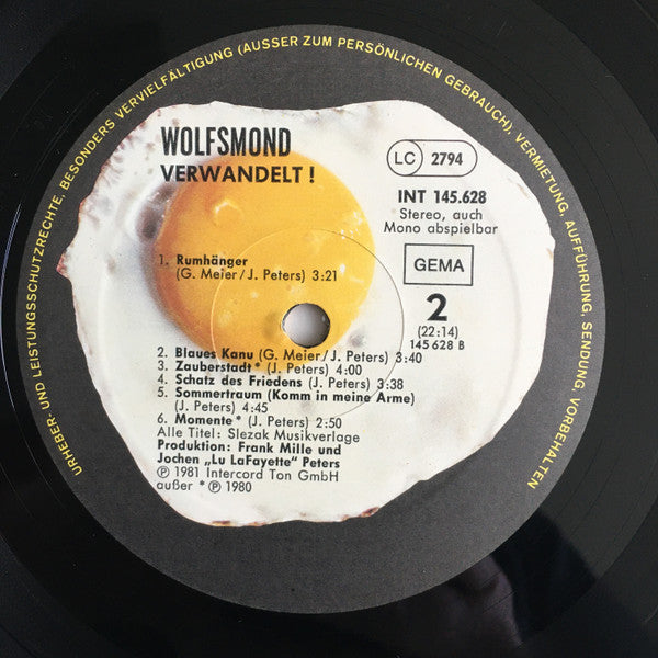 Wolfsmond (2) : Verwandelt ! (LP, Album)